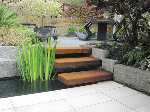 Corten Steel Steps