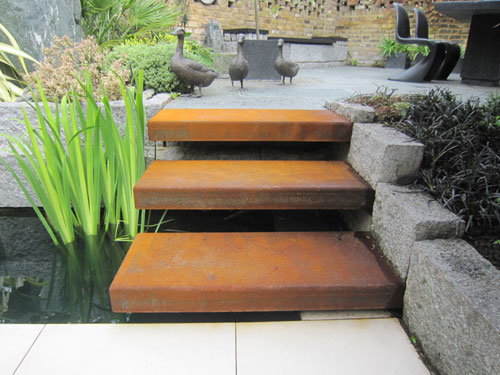 Corten Steel Steps