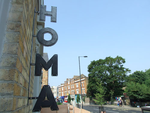 Water Jet Cut Corten Steel Sign