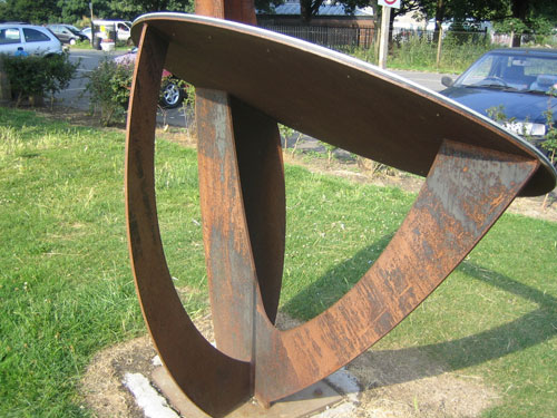 Corten Steel Lecterns designed/built by Hollywood Design