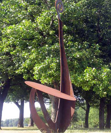 Corten Steel Lecterns designed/built by Hollywood Design