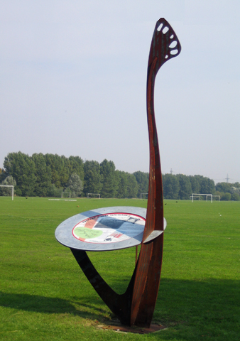 Corten Steel Lecterns designed/built by Hollywood Design