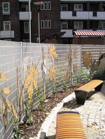 Corten & 316 Stainless Steel Screen designed/built by Hollywood Design