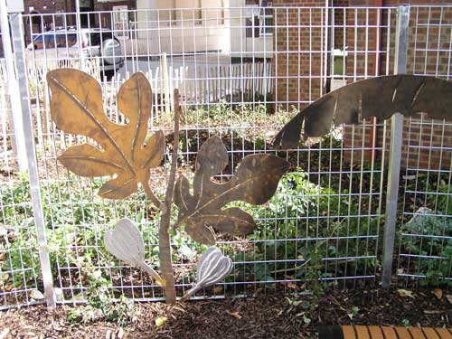 Corten & 316 Stainless Steel Screen designed/built by Hollywood Design