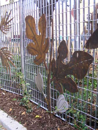 Corten & 316 Stainless Steel Screen designed/built by Hollywood Design